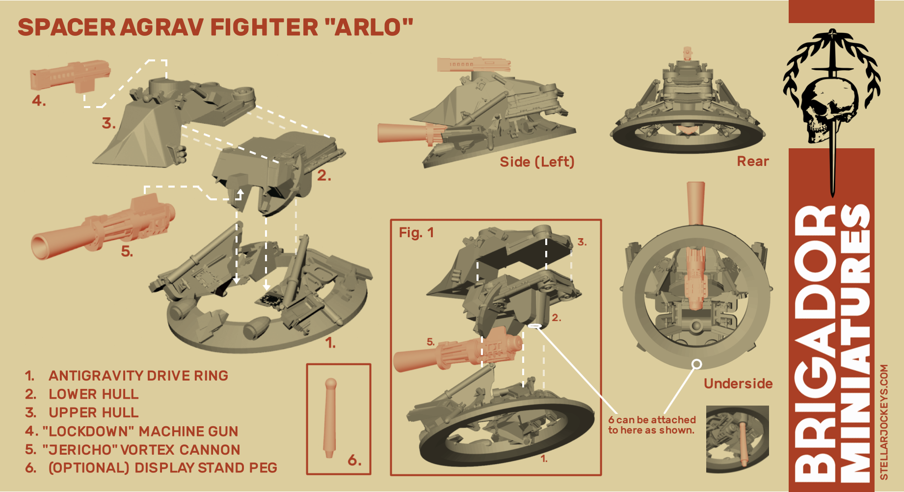 1/144 Scale Mini — Spacer Arlo