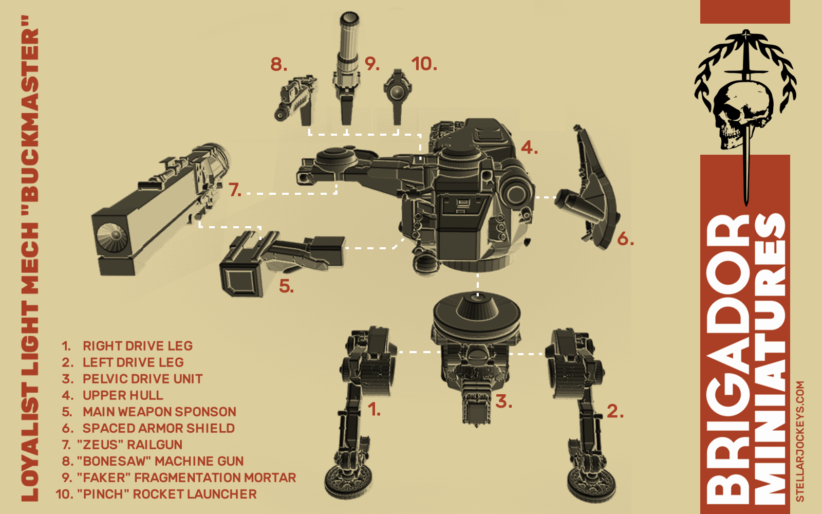 1/144 Scale Mini — Loyalist Buckmasters