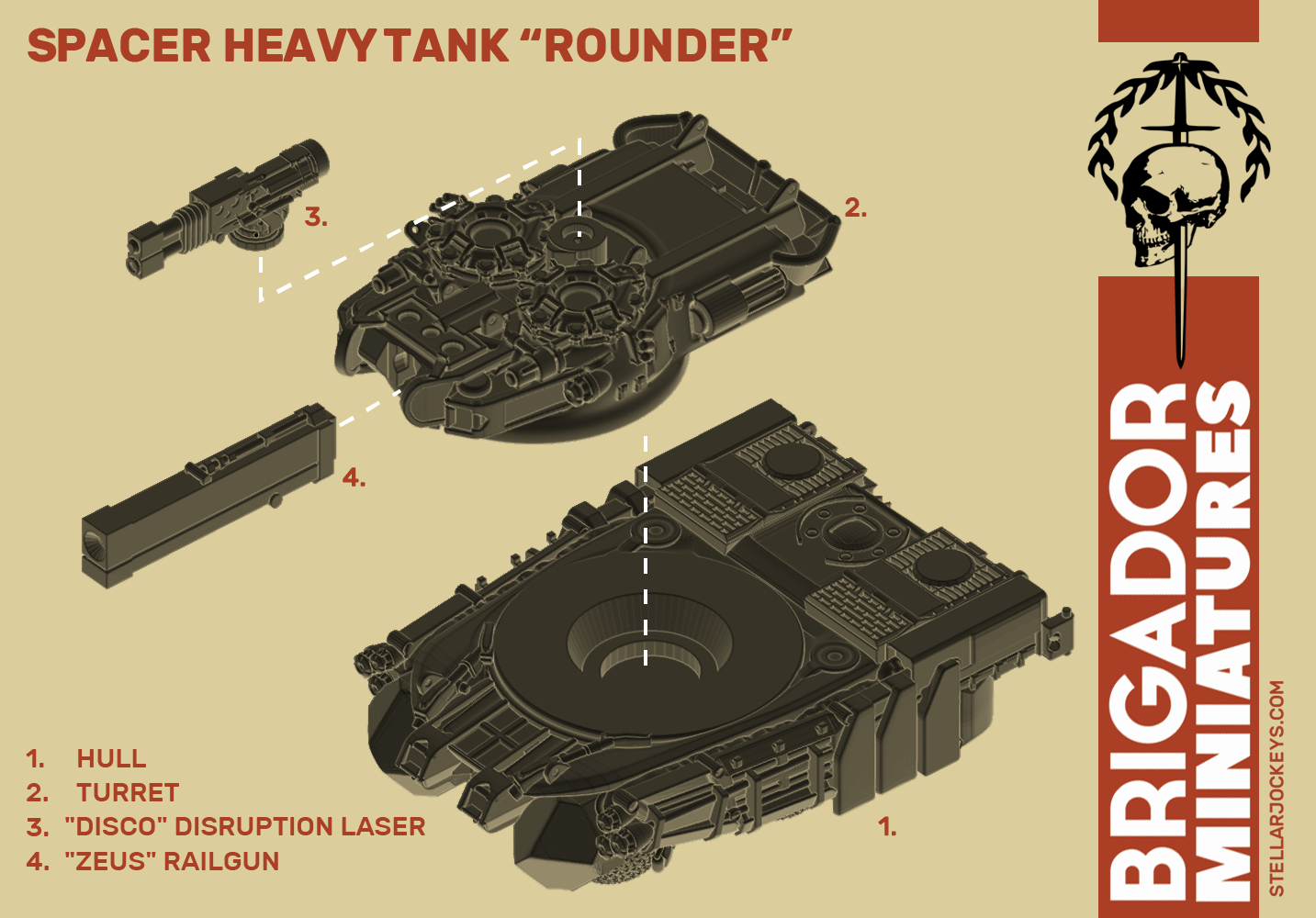 1/144 Scale Mini — Spacer Rounder